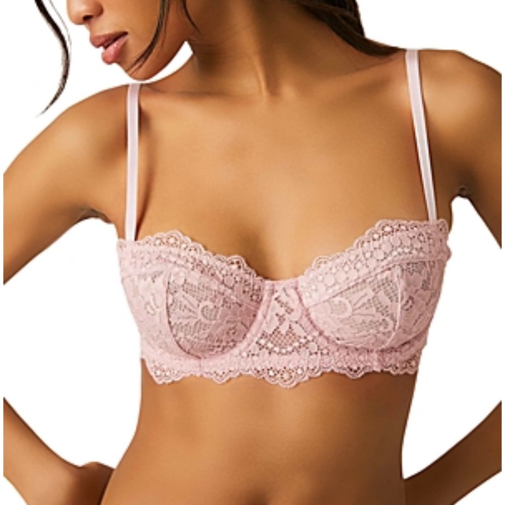 Free People Intimately Maya Underwire Convertible Bra in Petal Combo